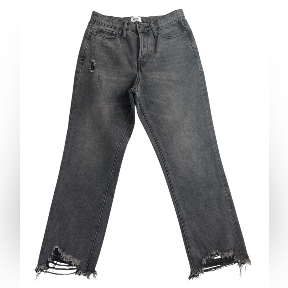 Simple Society Women’s‎ Distressed Black Jeans Size 7/28